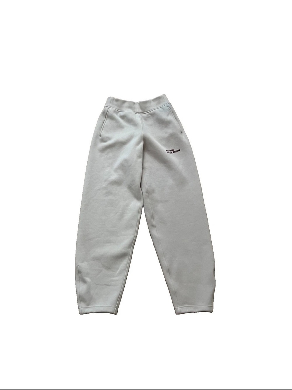 Lululemon Women's Light Gray Fleece Sweatpants Size XXS